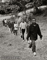 Aka Pygmies in the wood