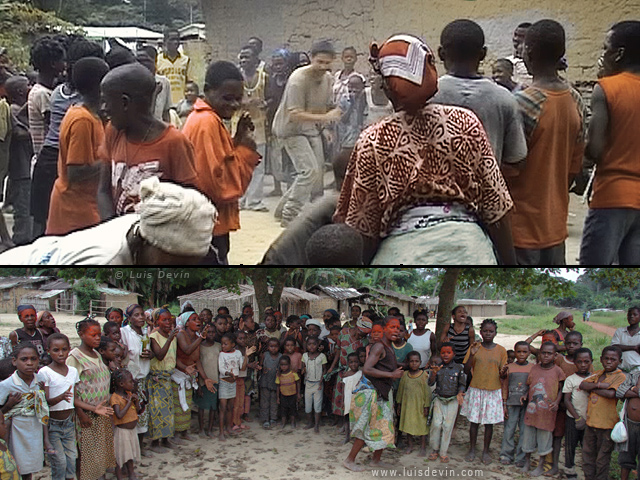 Group dances, from Luis Devin's fieldwork in Central Africa (Bakoya Pygmies and Bakota, Gabon)