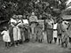 Group of women (Bedzan Pygmies, Cameroon)