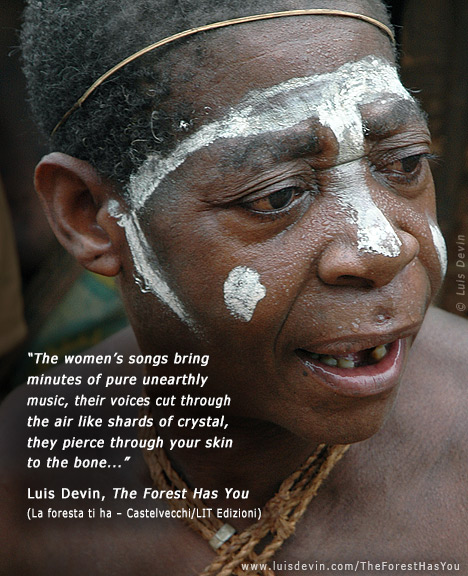 Polyphonic singing, from Luis Devin's anthropological research in Central Africa (Baka Pygmies, Cameroon)