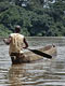 Pygmy pirogue (Baka Pygmies, Cameroon)